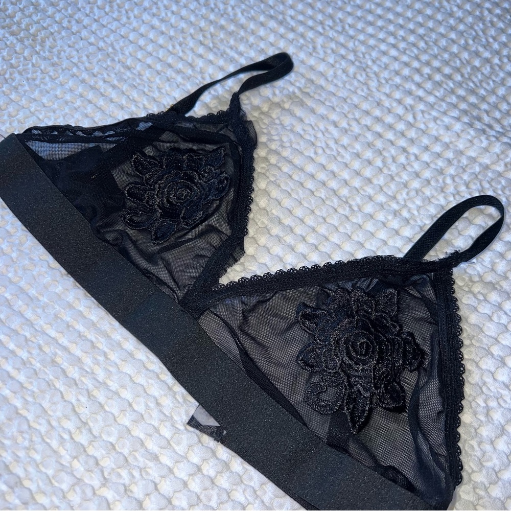 Black Lace Bralette from Brazil